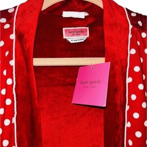 Kate Spade Red Polka Dot Robe